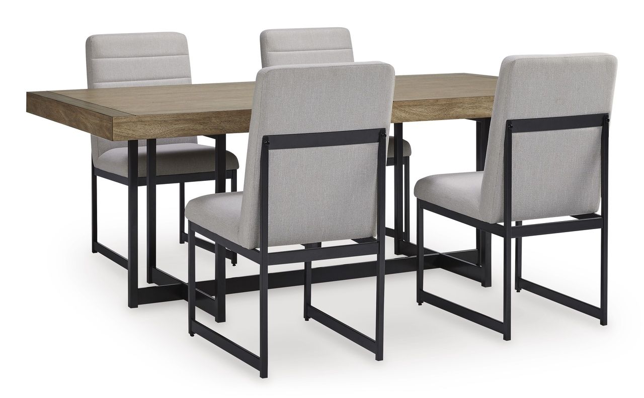 Tomtyn Dining Chair Set of 2 In Light Brown D62201