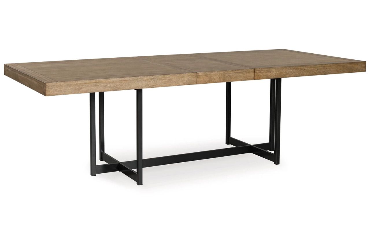 Tomtyn Dining Extension Table In Light Brown D62235