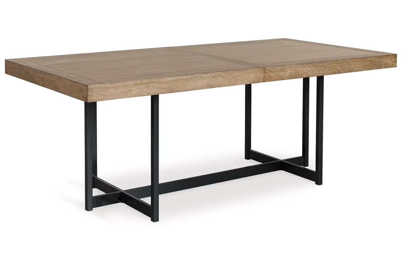 Tomtyn Dining Extension Table In Light Brown D62235