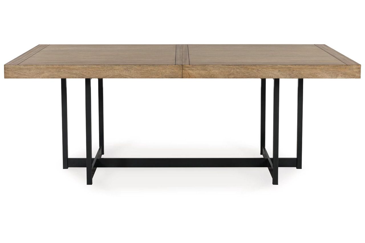 Tomtyn Dining Extension Table In Light Brown D62235