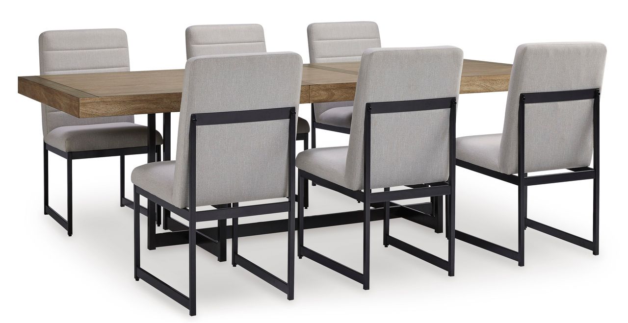 Tomtyn Dining Room Set In Light Brown D622D1