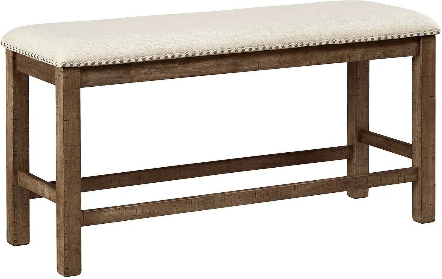 Moriville Beige Double Upholstered Bench D63109