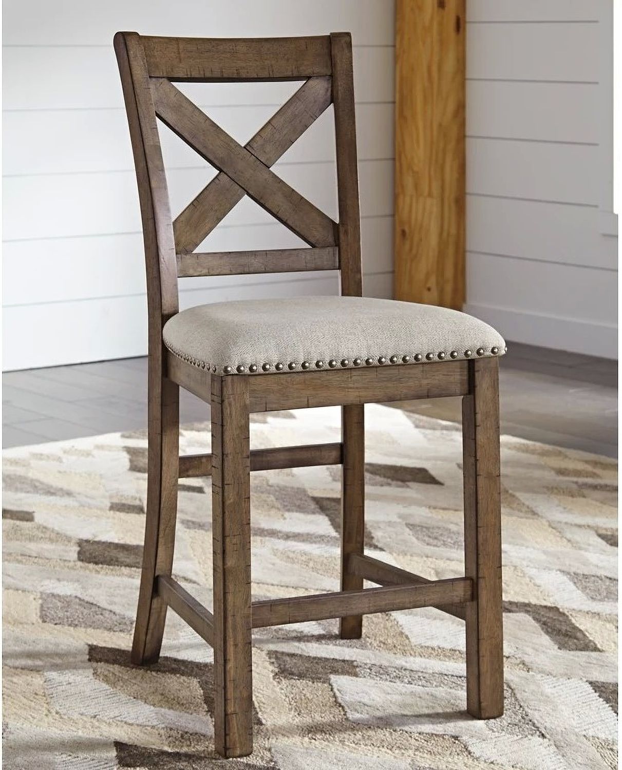 Moriville Upholstered Barstool Set of 2 D631124