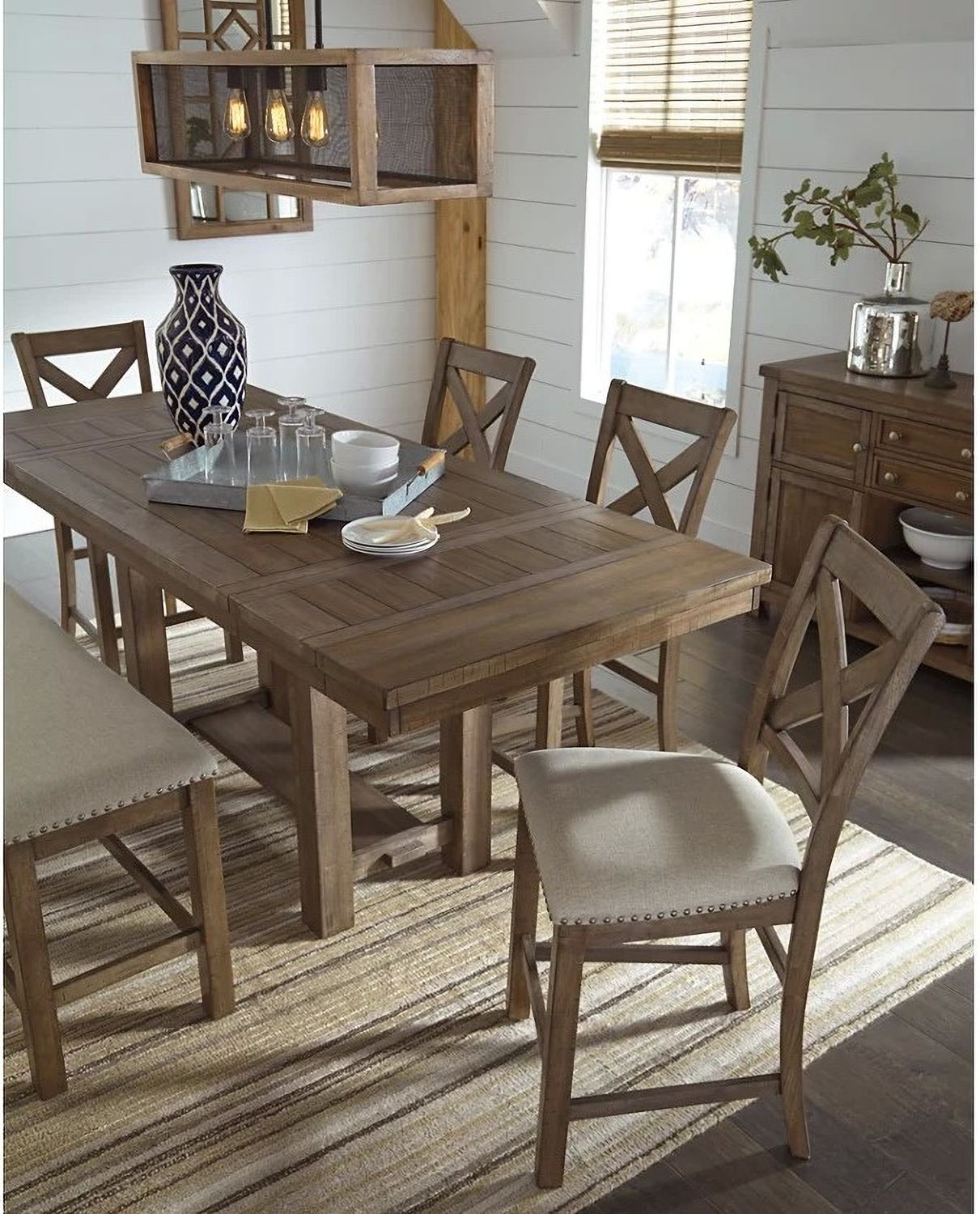 Moriville Upholstered Barstool Set of 2 D631124
