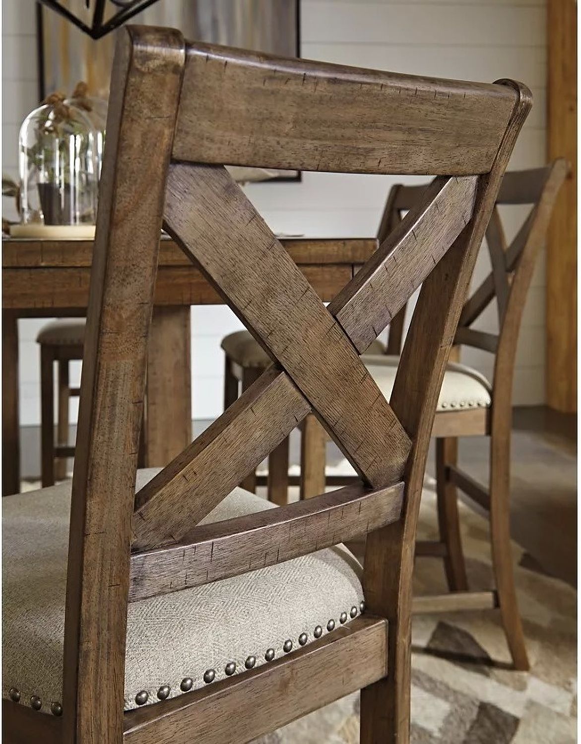 Moriville Upholstered Barstool Set of 2 D631124