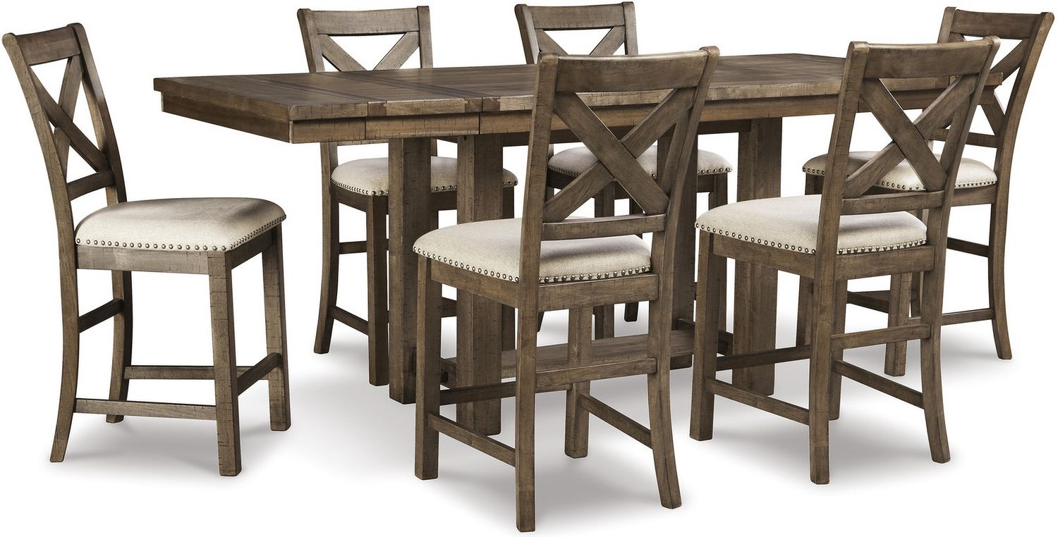 Moriville Upholstered Barstool Set of 2 D631124