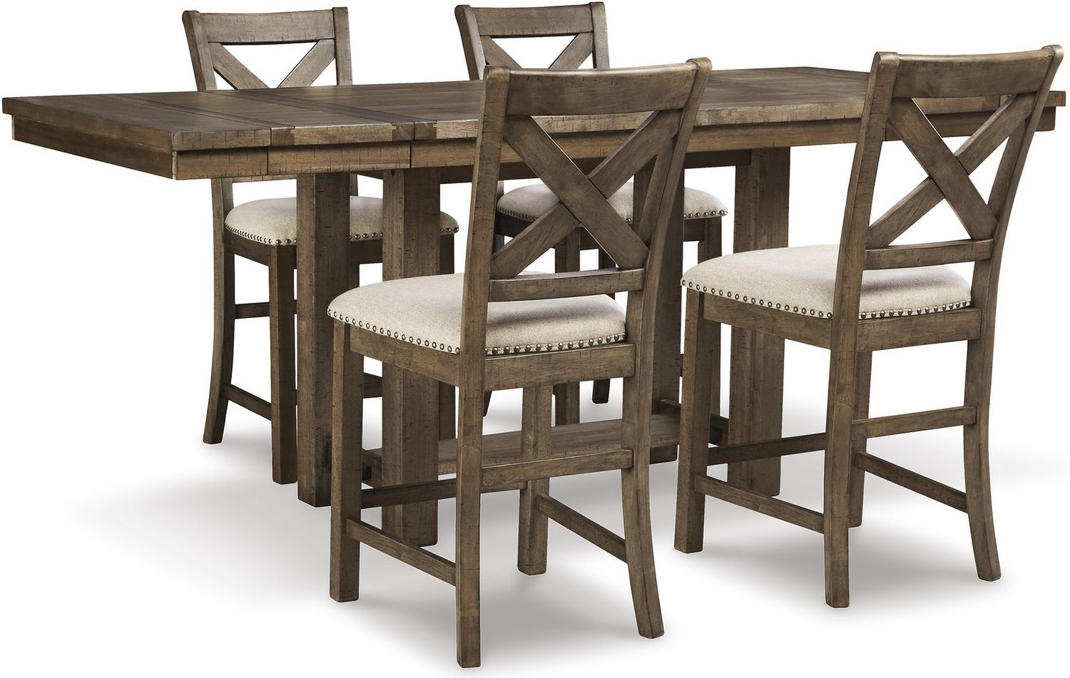 Moriville Upholstered Barstool Set of 2 D631124