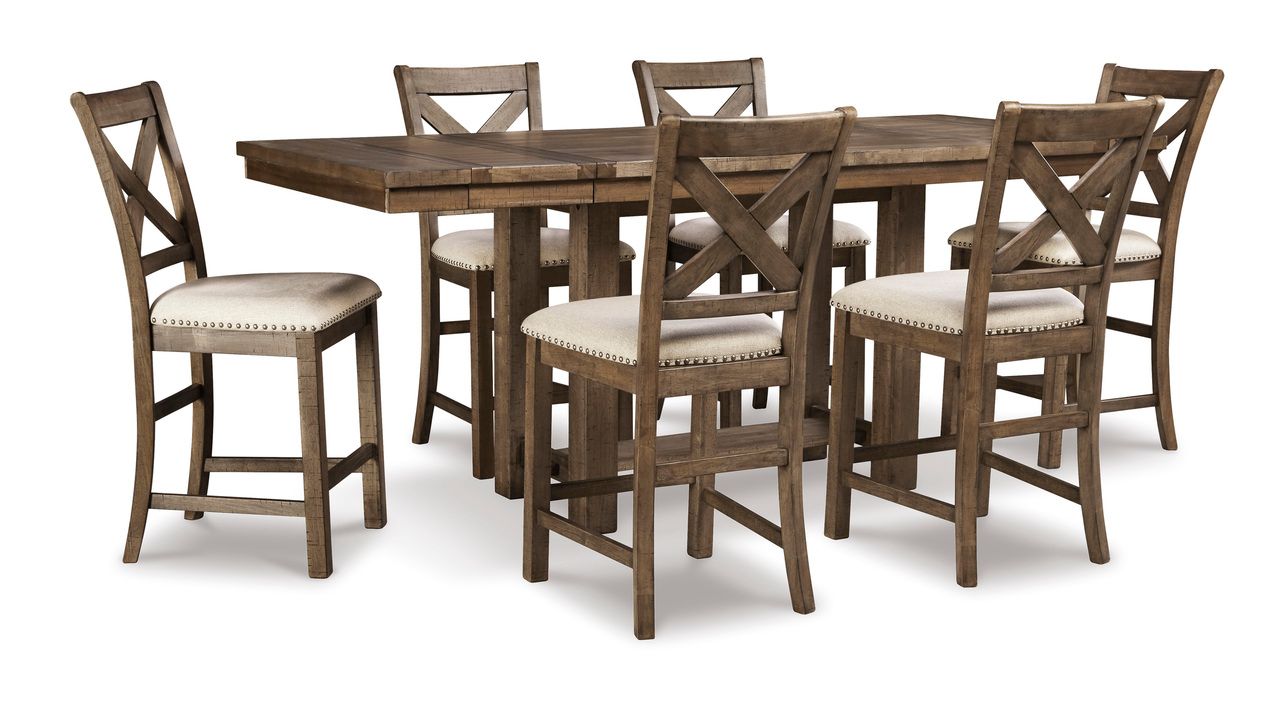 Ashley Furniture Moriville 36" Counter Height Dining Extension Table, Brown D63132