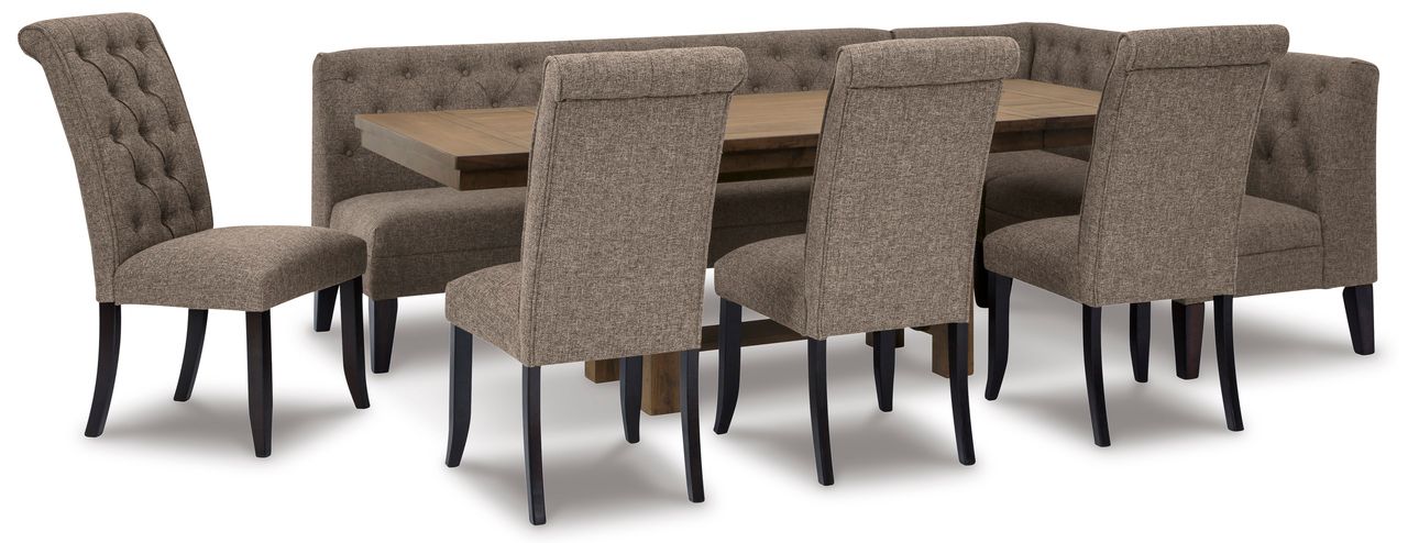 Moriville Grayish Brown Extendable Rectangular Dining Table D63145