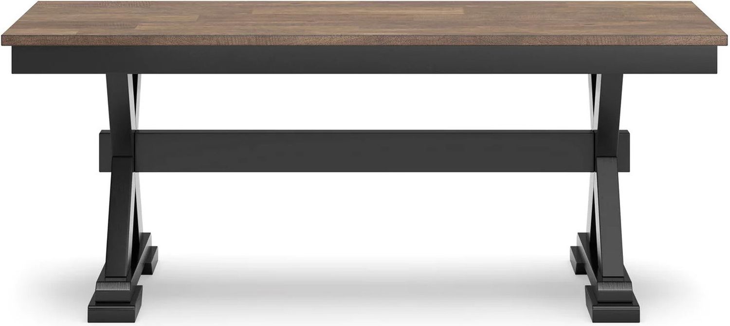 Wildenauer 50 Inch Dining Bench In Brown/Black D63400