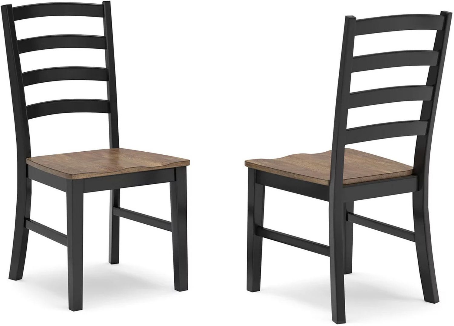 Wildenauer Dining Chair Set of 2 In Brown/Black D63401