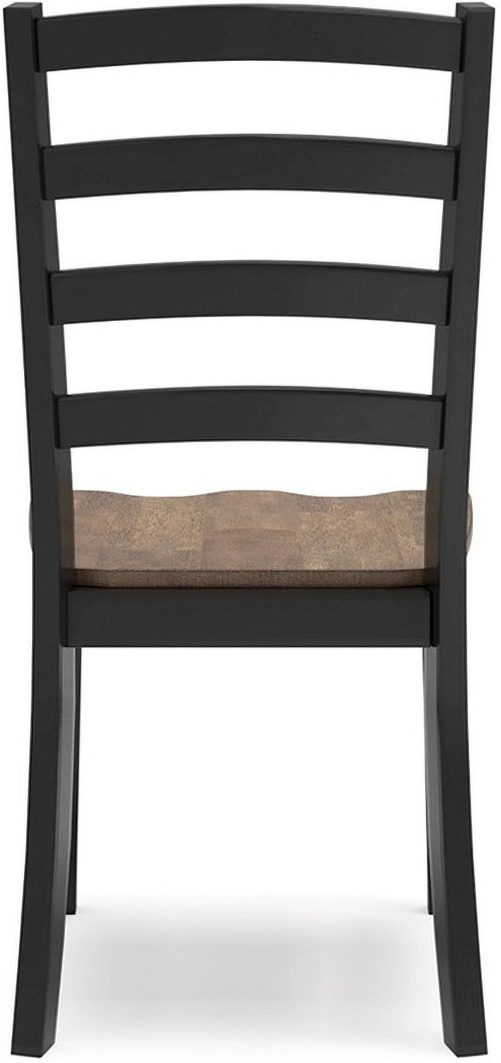 Wildenauer Dining Chair Set of 2 In Brown/Black D63401