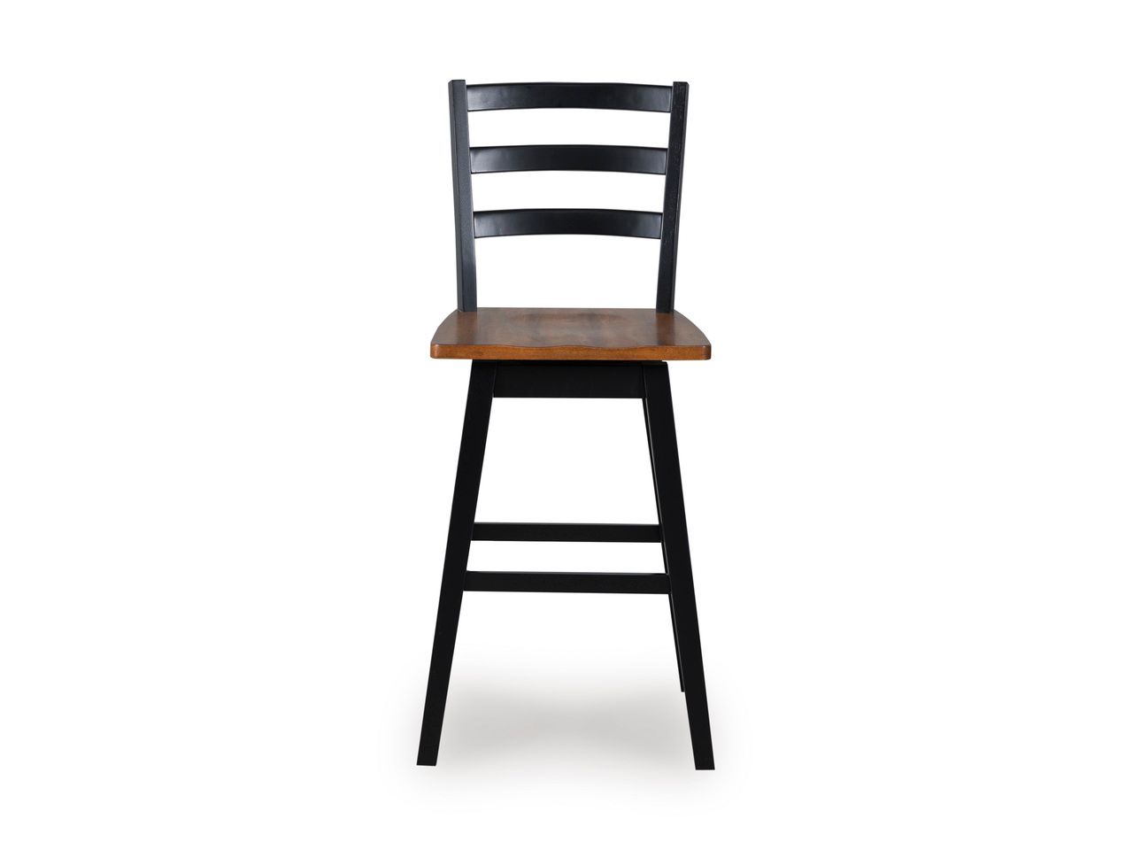 Wildenauer Bar Height Bar Stool Set of 2 In Brown and Black D634230