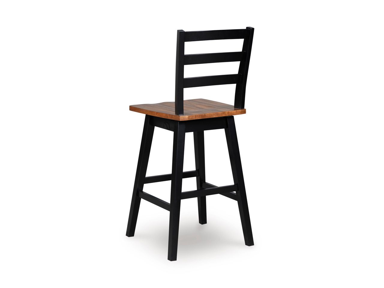 Wildenauer Bar Height Bar Stool Set of 2 In Brown and Black D634230