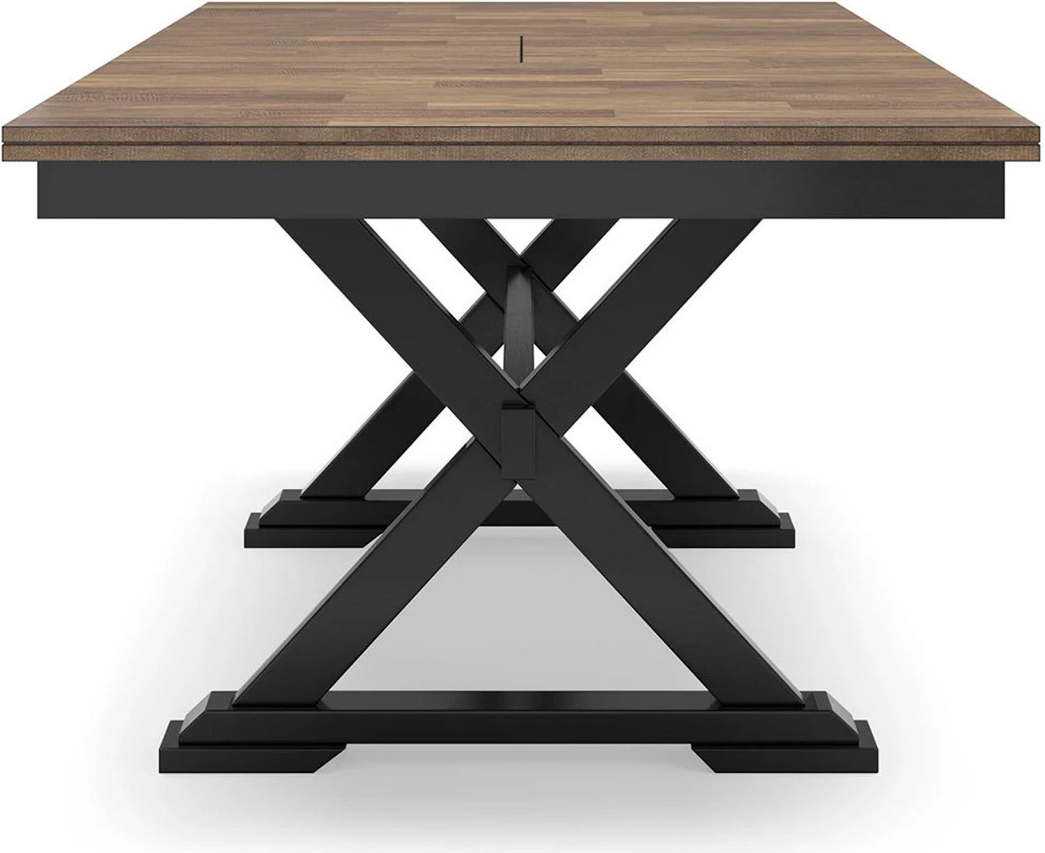 Wildenauer Dining Extension Table In Brown/Black D63435
