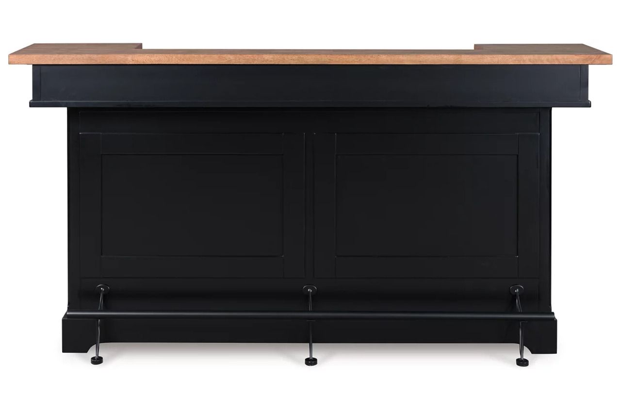 Wildenauer 78 Inch Bar In Brown and Black D63465