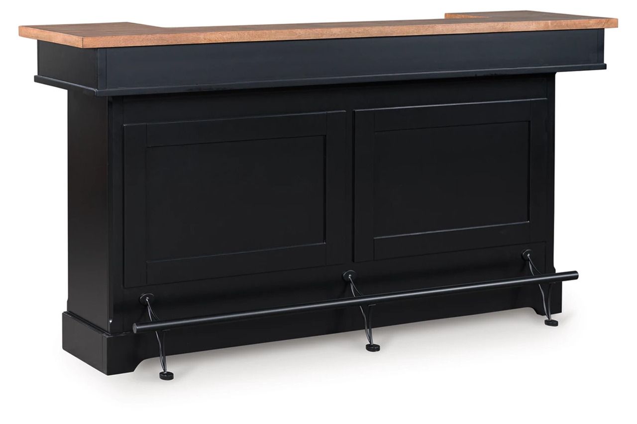 Wildenauer 78 Inch Bar In Brown and Black D63465