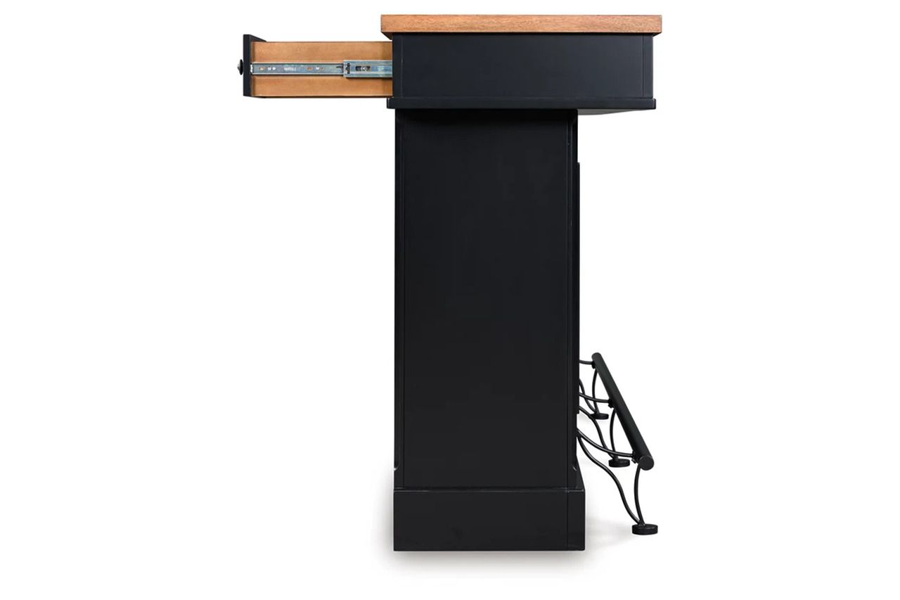 Wildenauer 78 Inch Bar In Brown and Black D63465