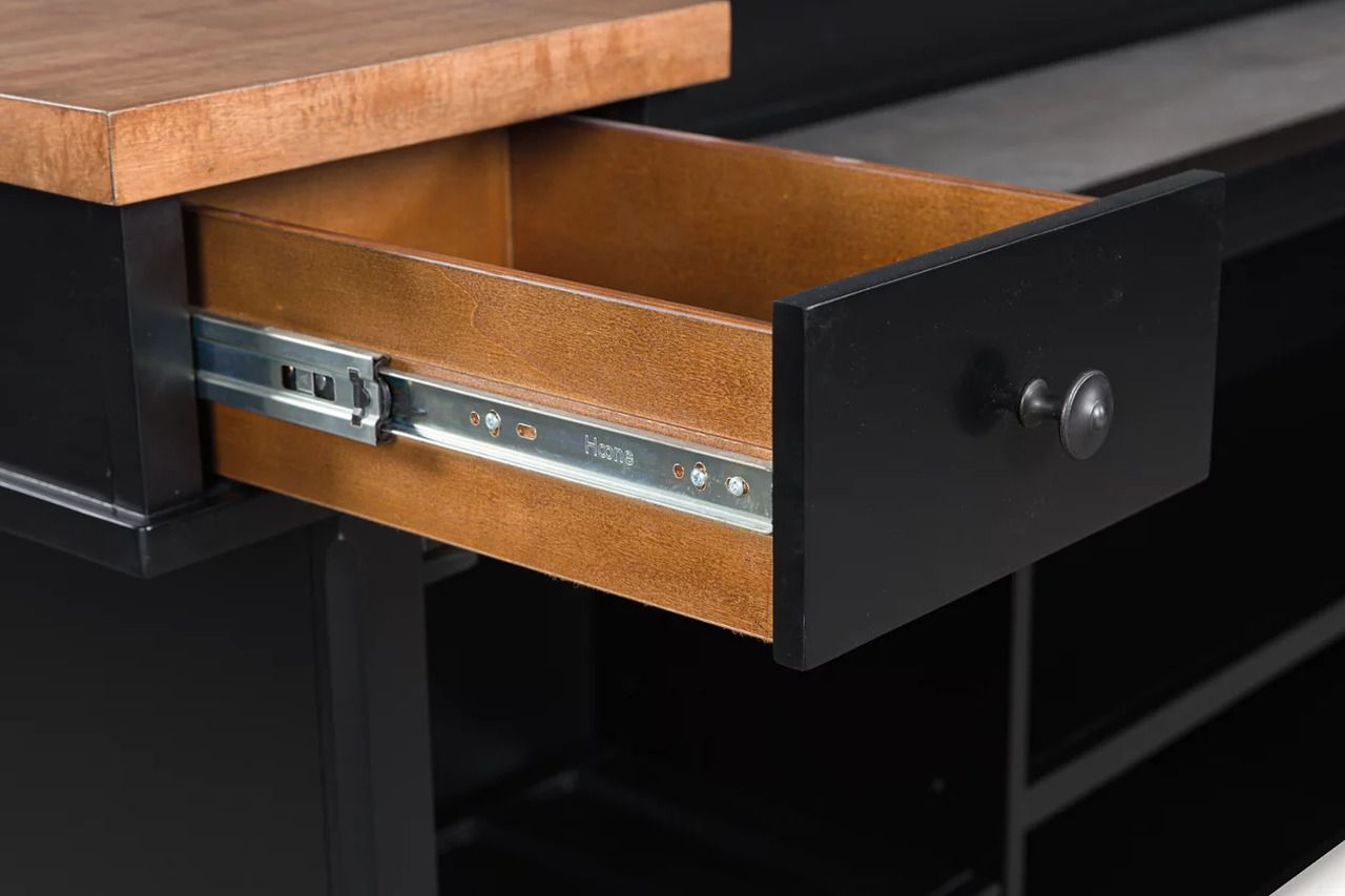 Wildenauer 78 Inch Bar In Brown and Black D63465