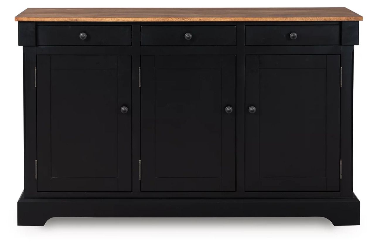 Wildenauer Dining Buffet In Brown and Black D63480