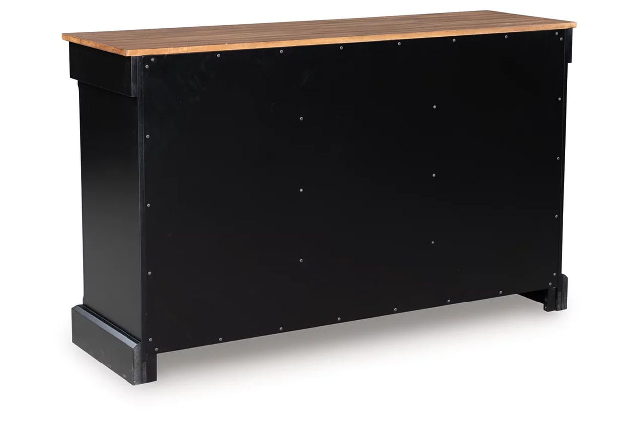Wildenauer Dining Buffet In Brown and Black D63480