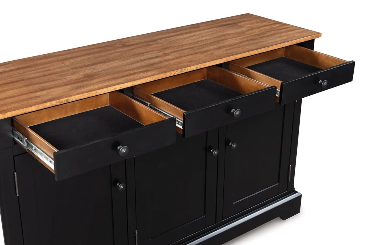 Wildenauer Dining Buffet In Brown and Black D63480