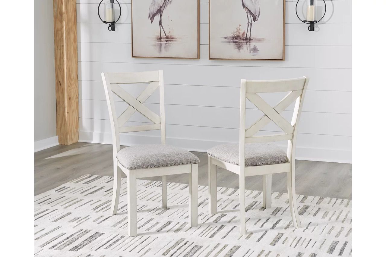 Robbinsdale Dining Chair Set of 2 In Antique White D64201