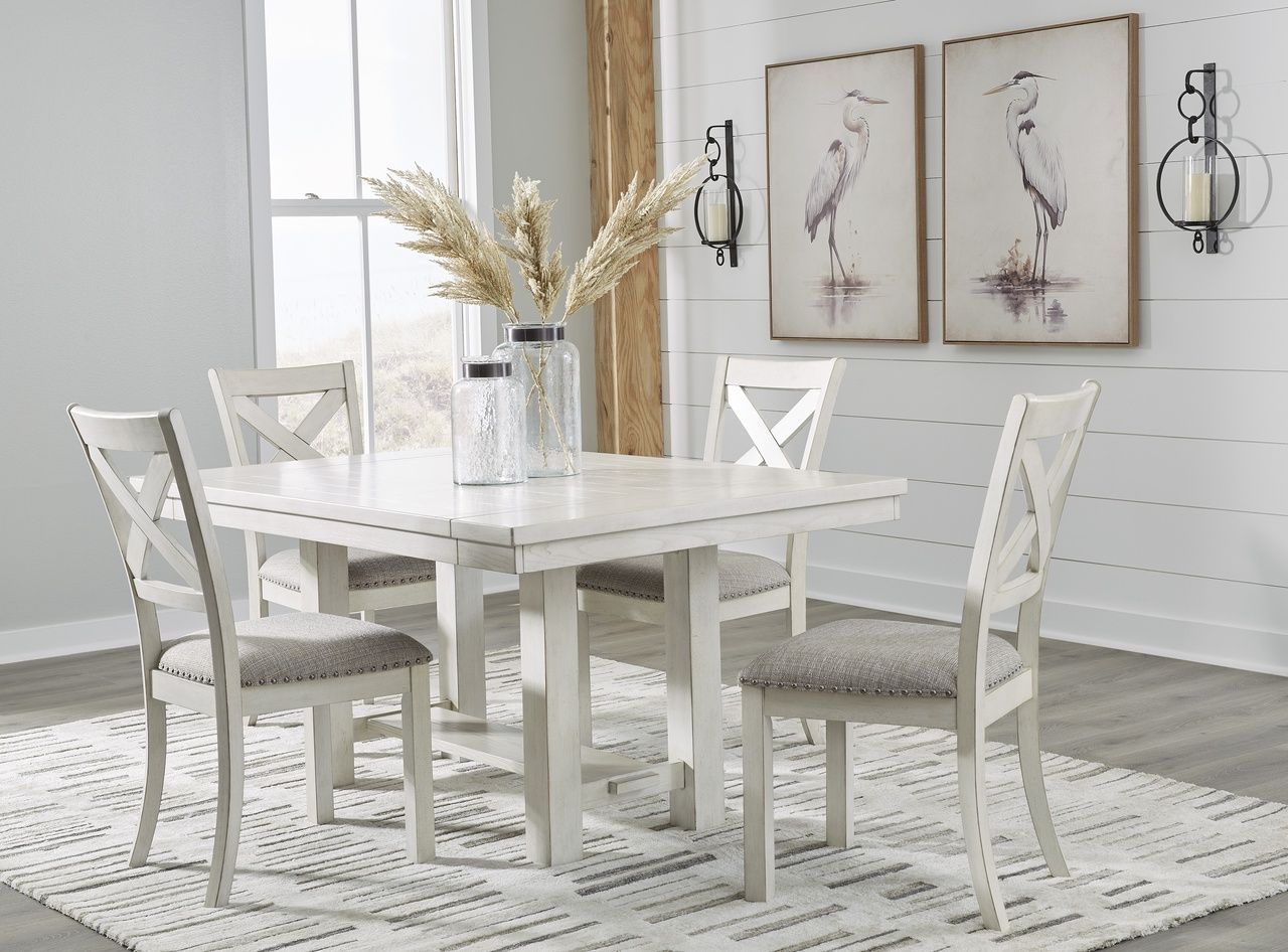 Robbinsdale Dining Chair Set of 2 In Antique White D64201