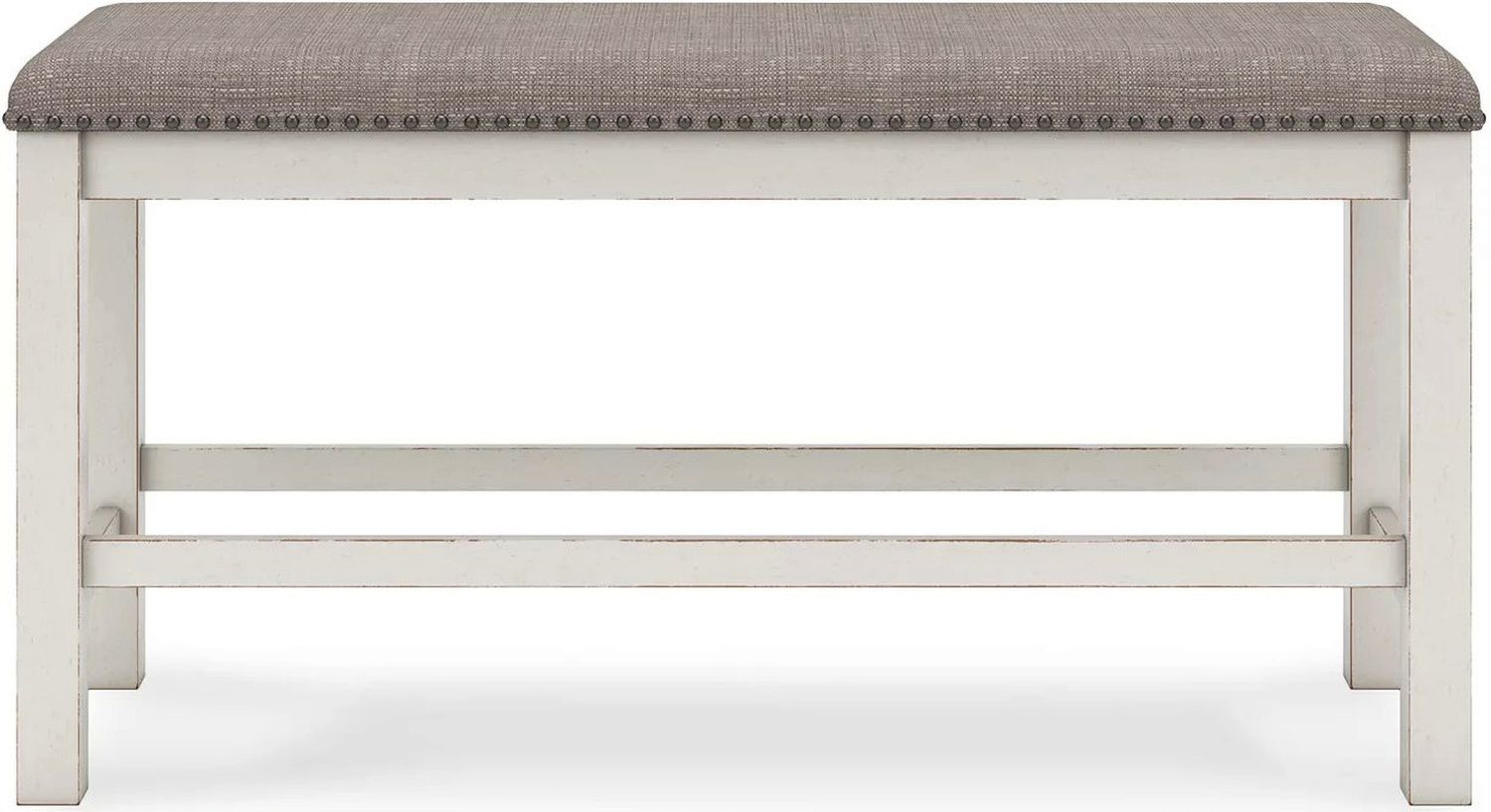 Robbinsdale 49 Inch Counter Height Dining Bench In Antique White D64209
