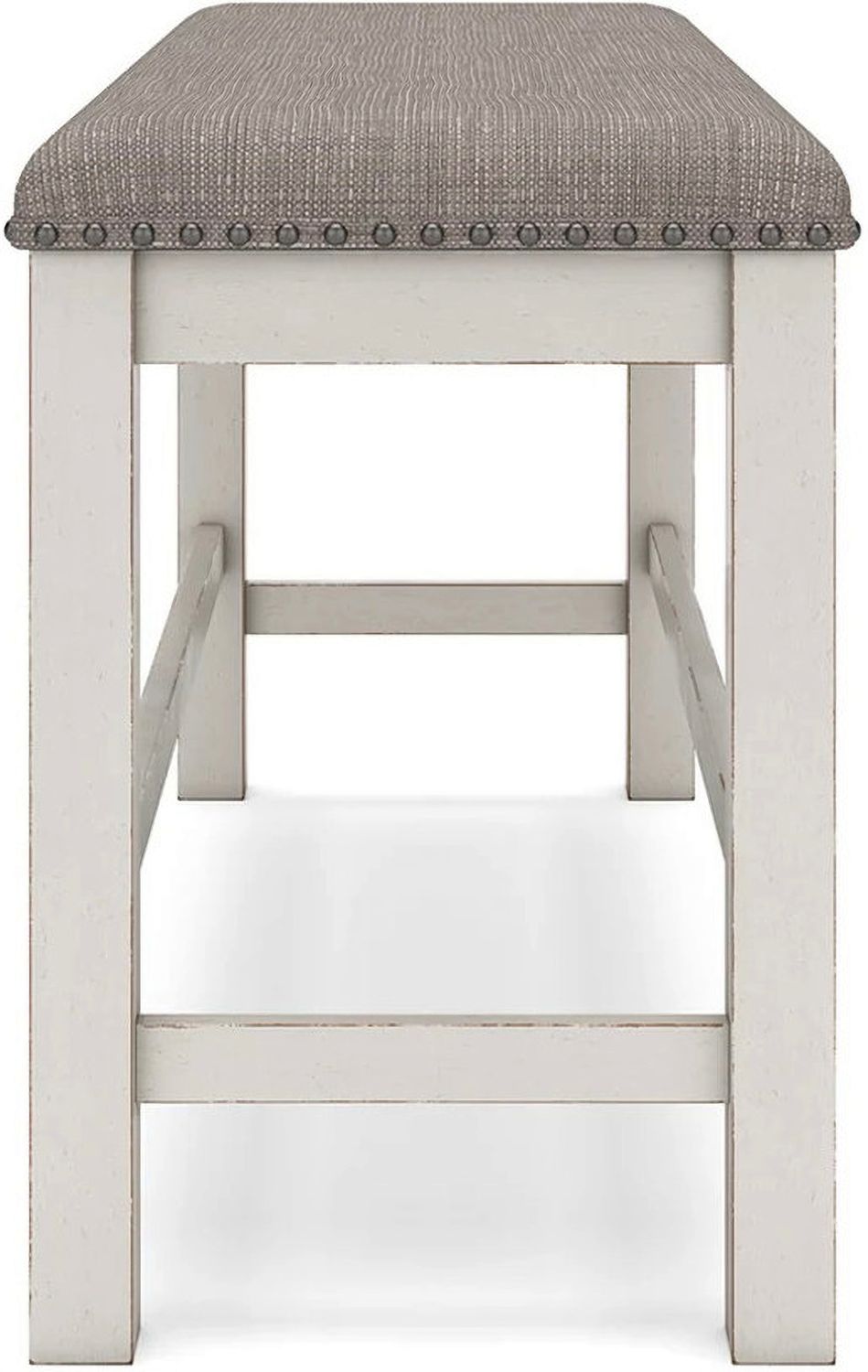 Robbinsdale 49 Inch Counter Height Dining Bench In Antique White D64209