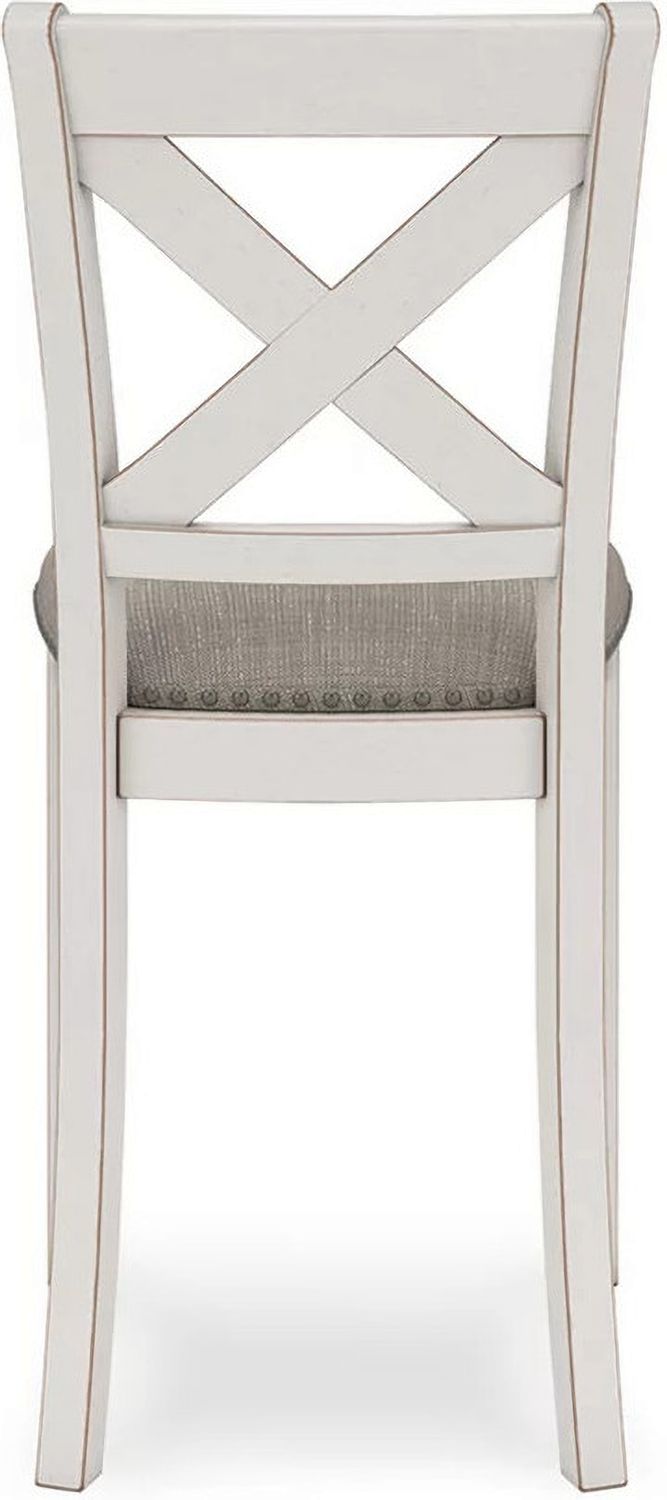 Robbinsdale Counter Height Barstool Set of 2 In Antique White D642124