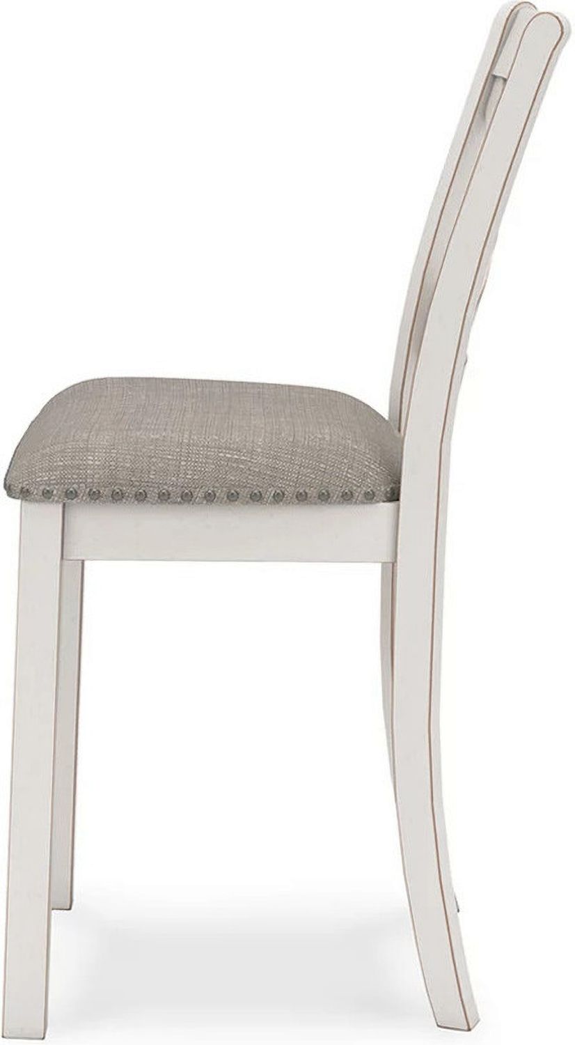 Robbinsdale Counter Height Barstool Set of 2 In Antique White D642124