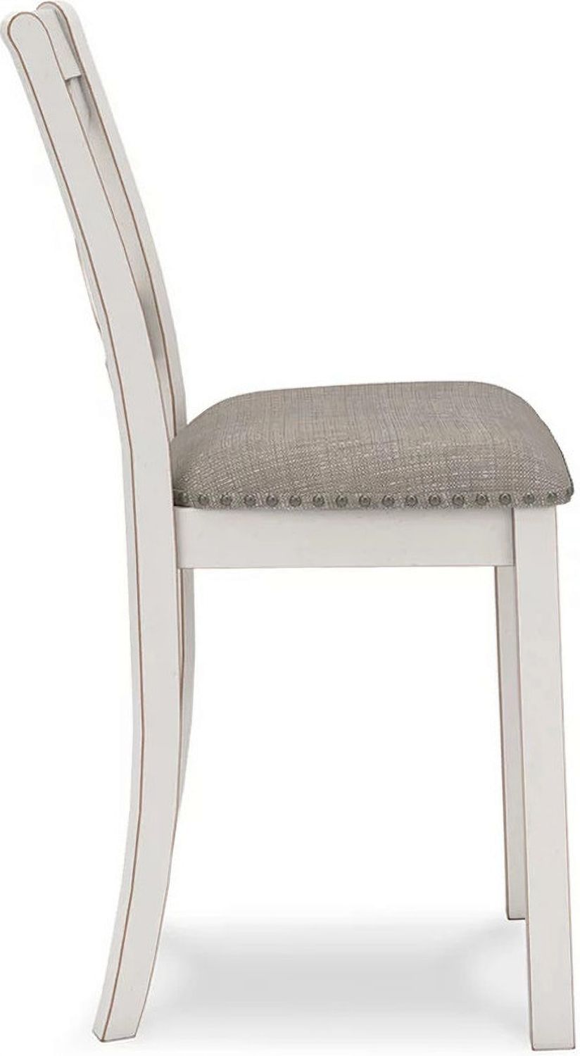 Robbinsdale Counter Height Barstool Set of 2 In Antique White D642124
