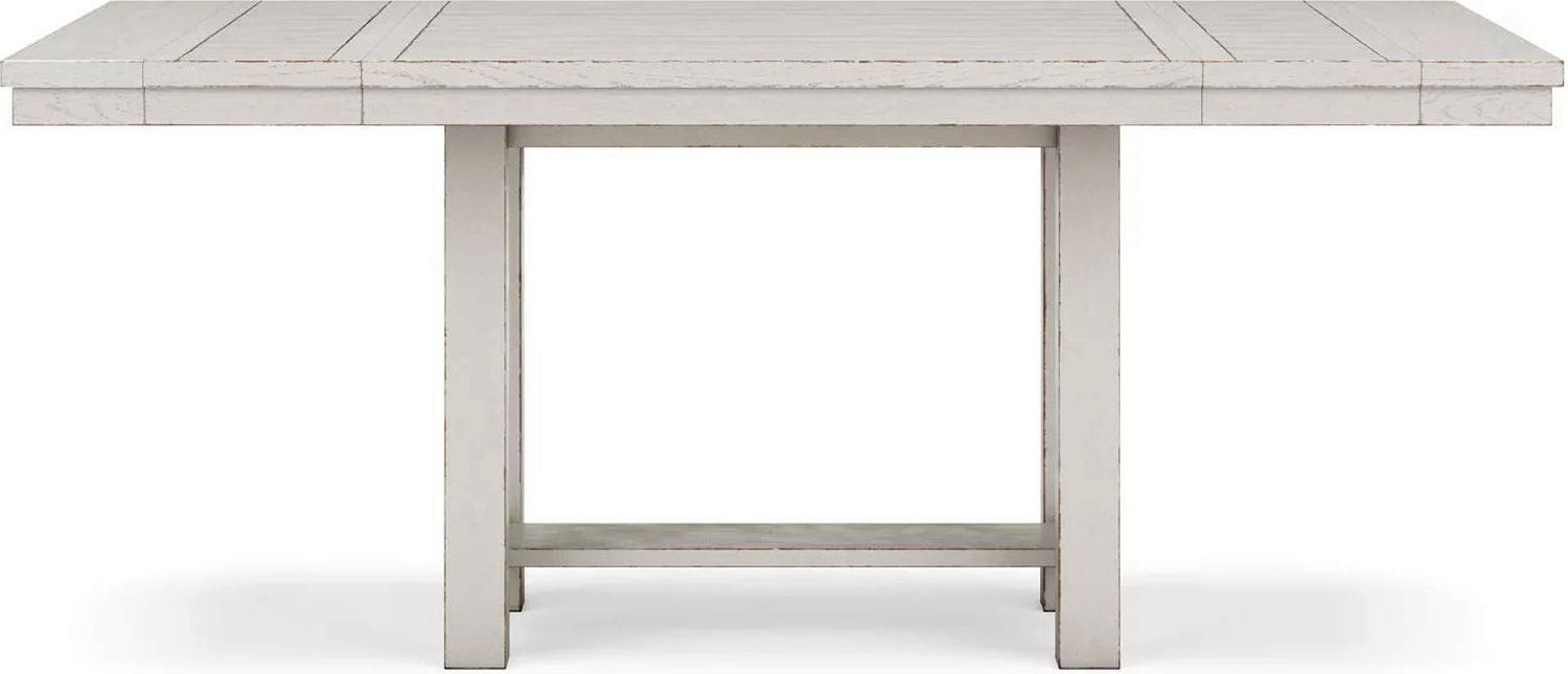 Robbinsdale Counter Height Dining Extension Table In Antique White D64232