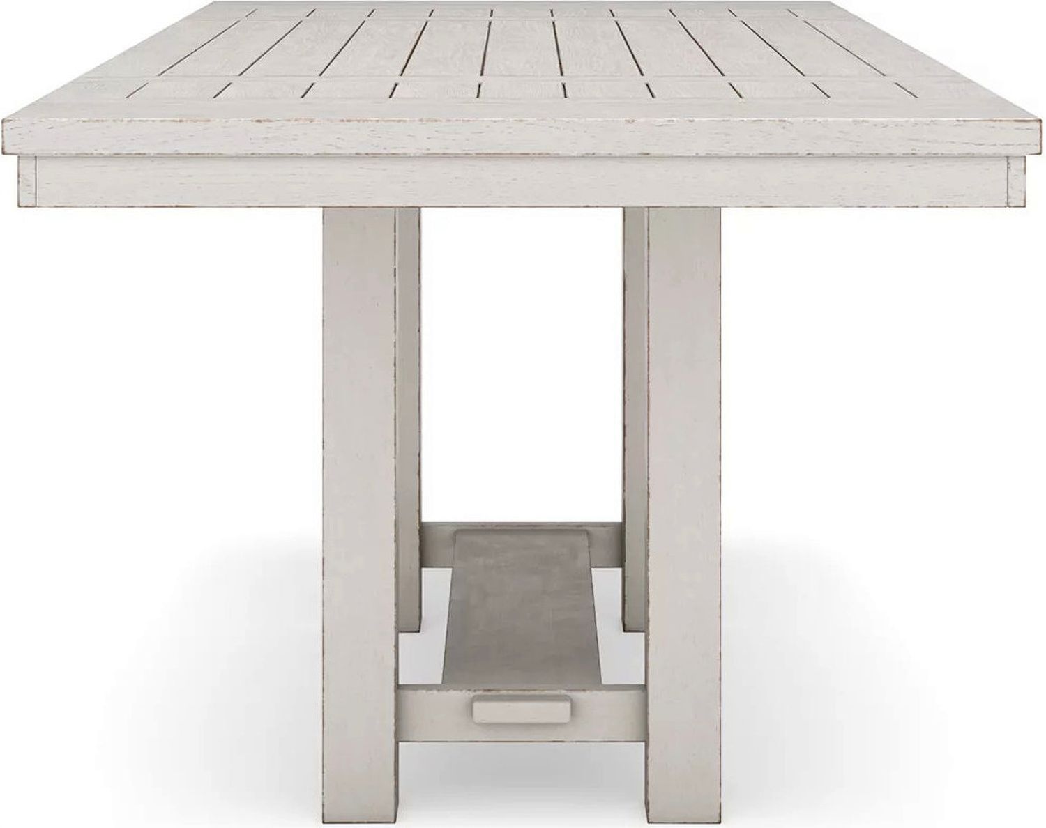 Robbinsdale Counter Height Dining Extension Table In Antique White D64232