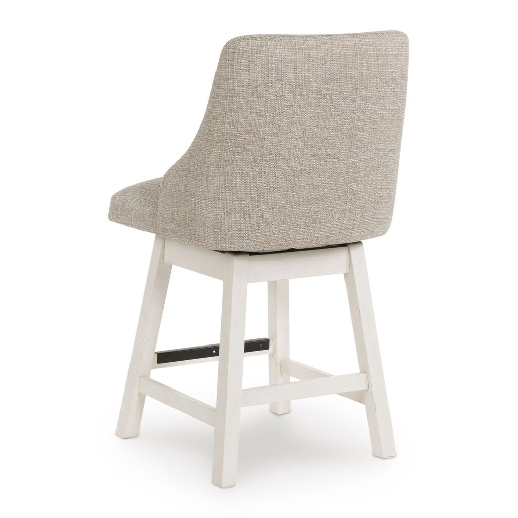 Robbinsdale 38 Inch Counter Height Barstool Set of 2 In Antique White D642324