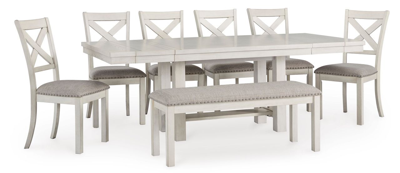 Robbinsdale Dining Extension Table In Antique White D64245