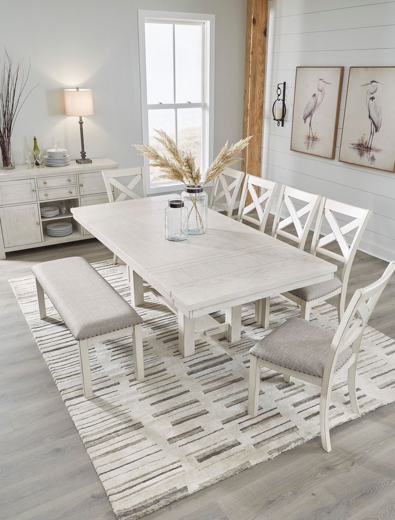 Robbinsdale Dining Extension Table In Antique White D64245