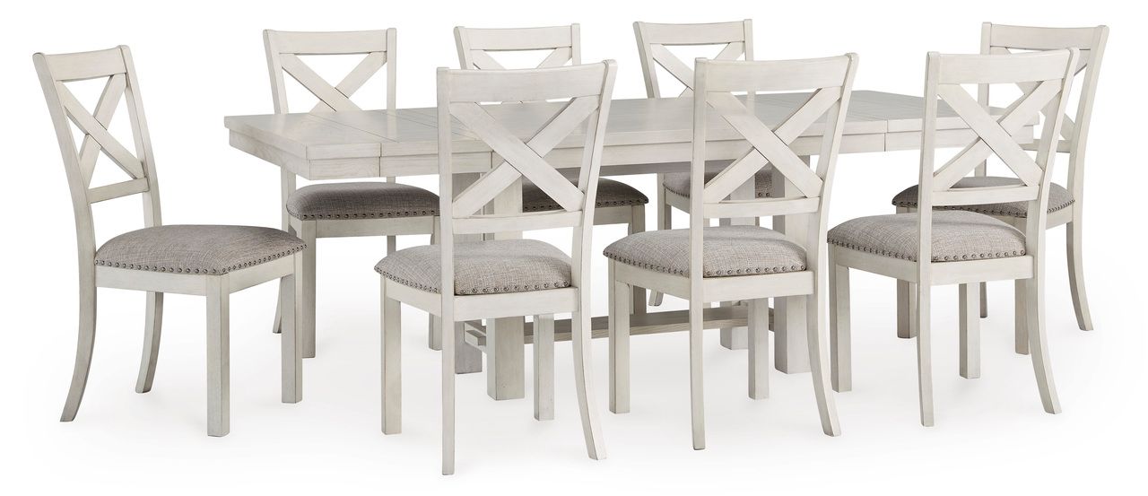 Robbinsdale Dining Room Set In Antique White D642D3