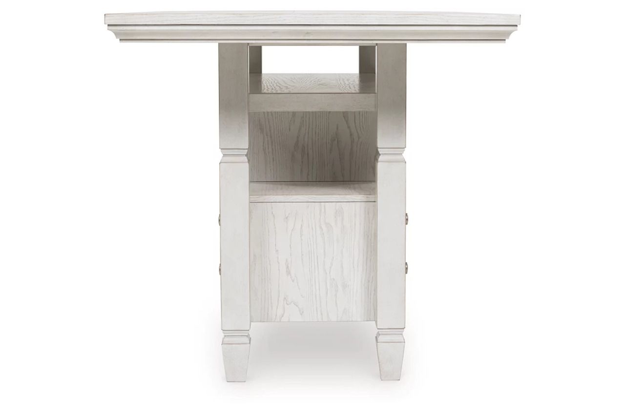 Robbinsdale Counter Height Dining Table In Antique White D642D7