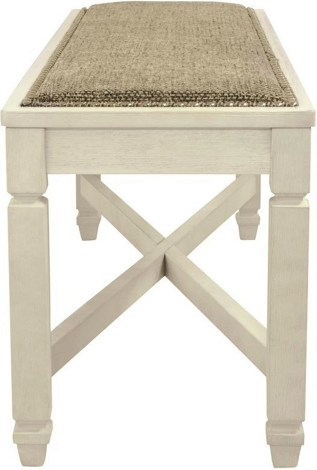 Bolanburg Two-tone Large Upholstered Dining Bench D64700