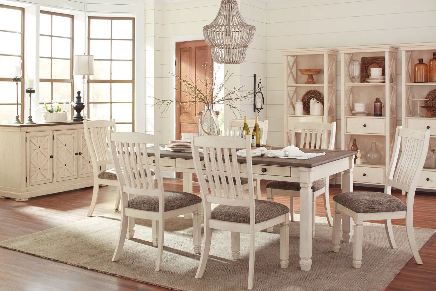 Bolanburg Two-Tone Dining Side Chair Set of 2 D64701
