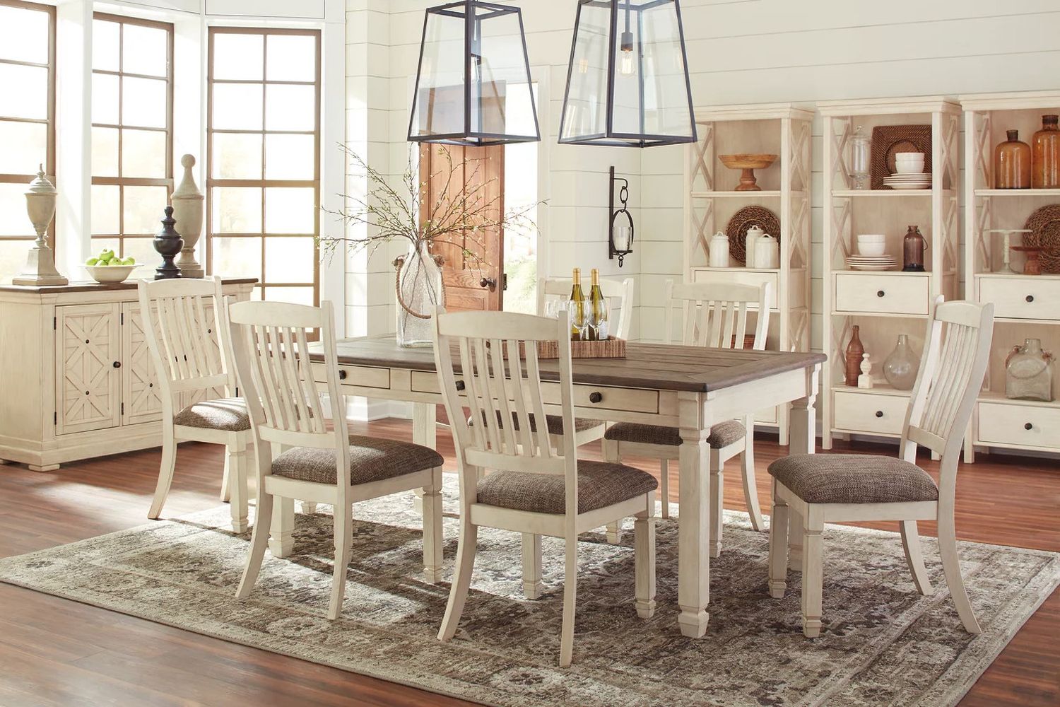 Bolanburg Two-Tone Dining Side Chair Set of 2 D64701