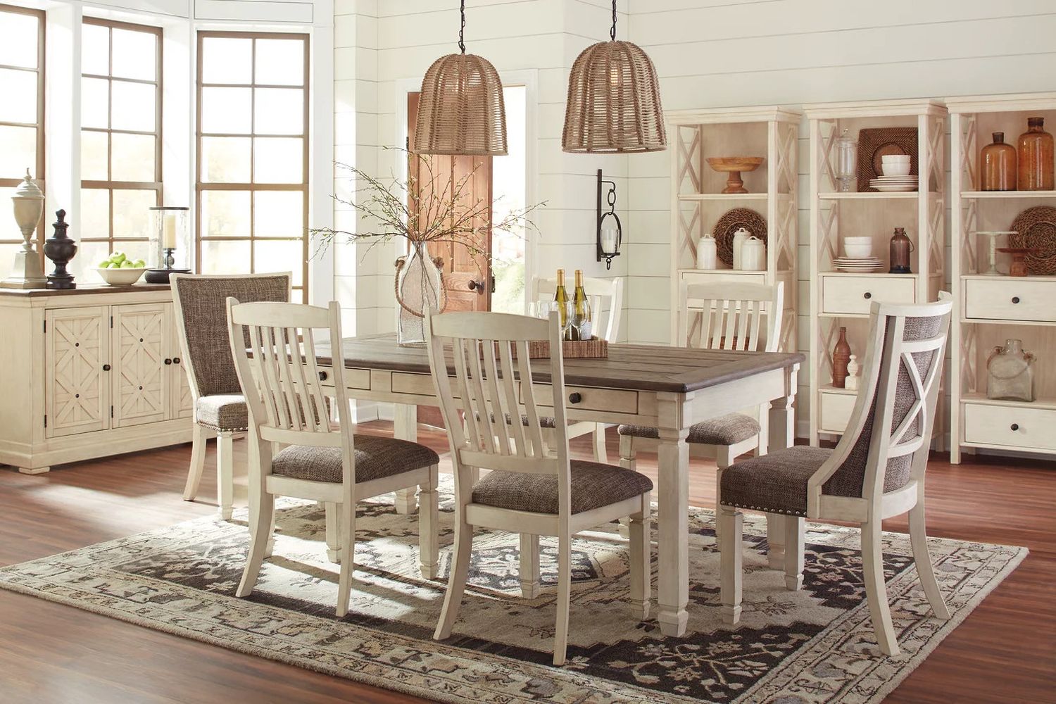 Bolanburg Two-Tone Dining Side Chair Set of 2 D64701