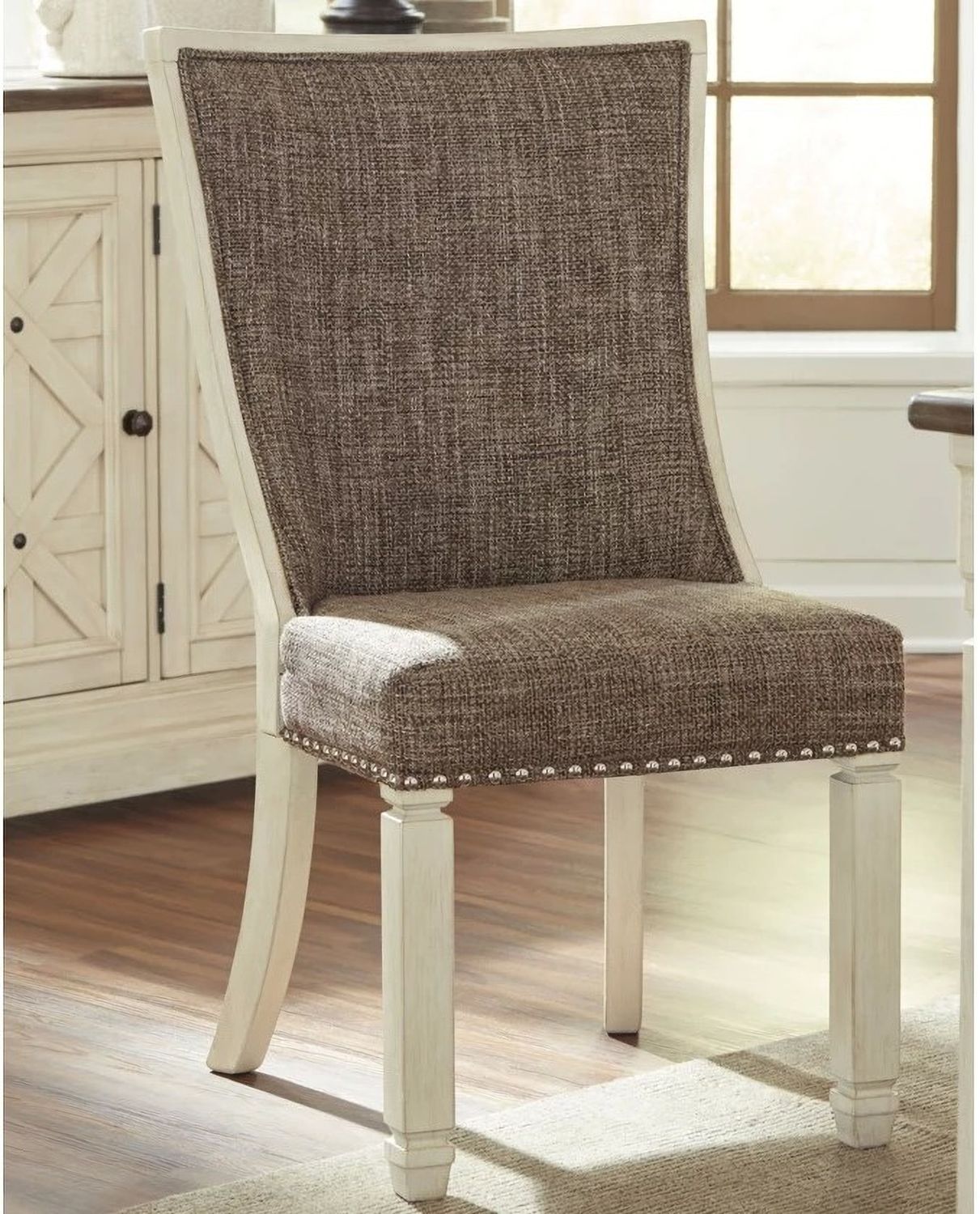 Bolanburg Two-Tone Dining Upholstered Side Chair Set of 2 D64702