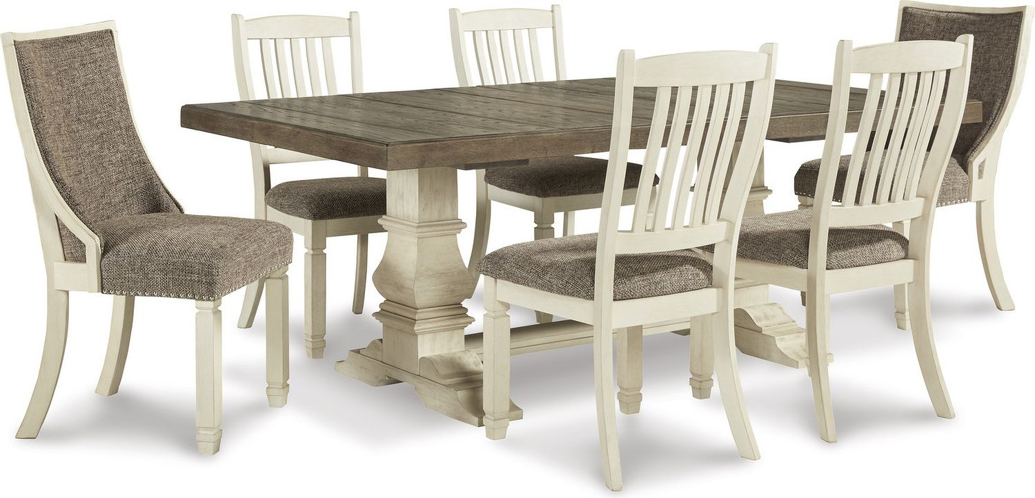 Bolanburg Two-Tone Dining Upholstered Side Chair Set of 2 D64702