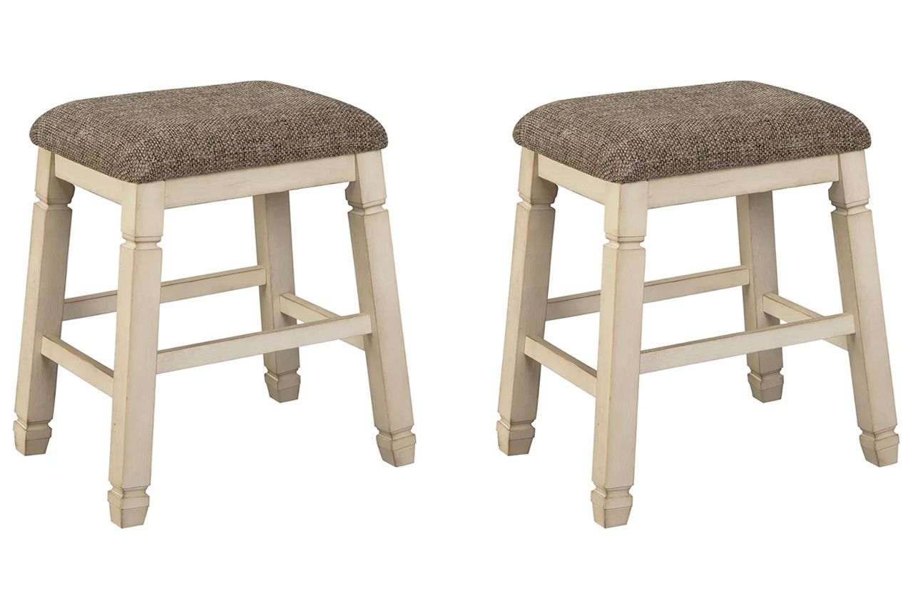Bolanburg Two-tone Upholstered Stool Set of 2 D647024
