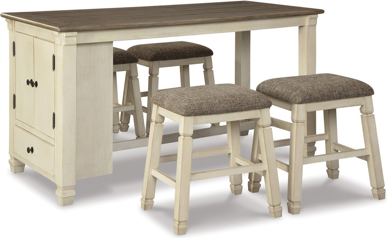 Bolanburg Two-tone Upholstered Stool Set of 2 D647024