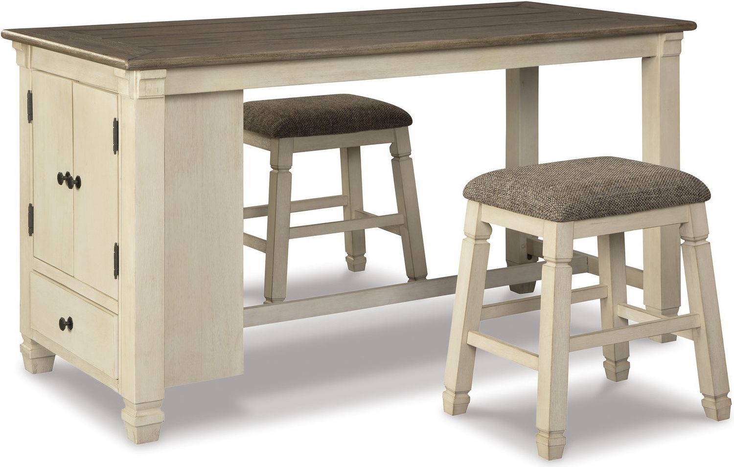 Bolanburg Two-tone Upholstered Stool Set of 2 D647024