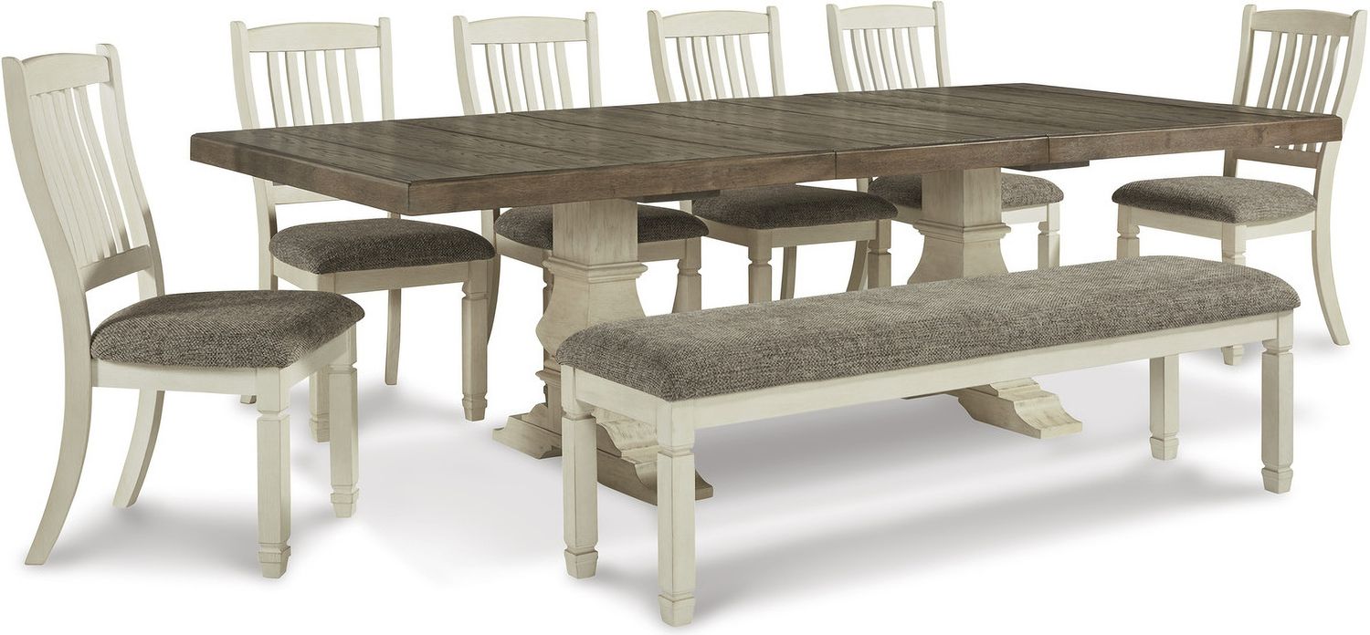 Bolanburg Two Tone 65 Inch Dining Bench D64708